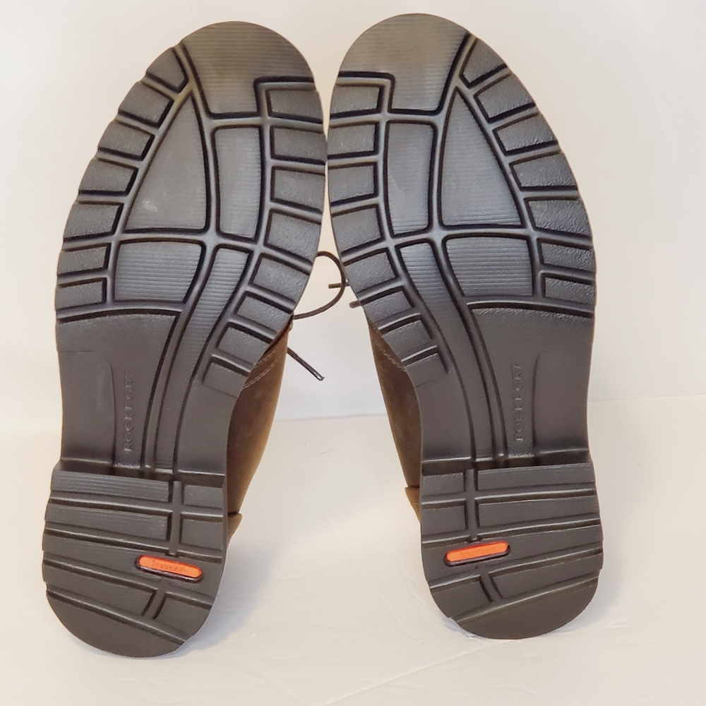 Rockport Men's Charson Brown Oiled Leather Chukka Boots - Picture 2 of 10